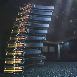 Budapest Shooting Range magazine and ammo photo