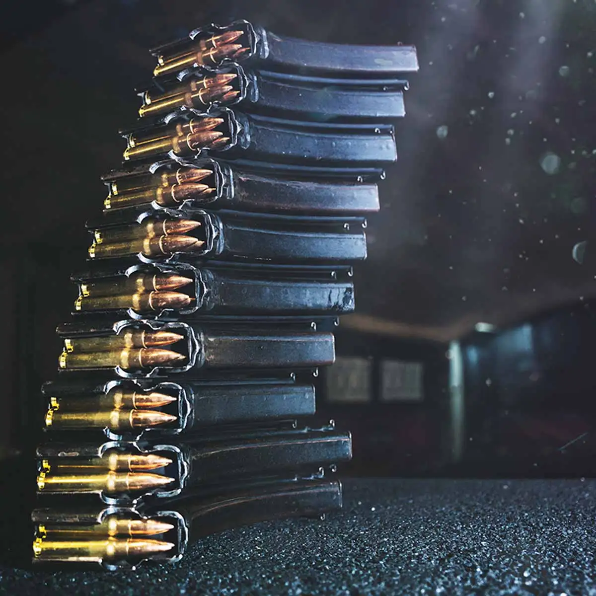 Budapest Shooting Range magazine and ammo photo