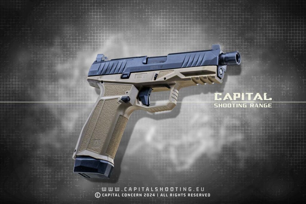 Arex Delta 9x19 pistol - Capital Shooting Range Budapest